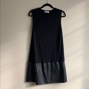 Black Bailey/44 Sleeveless cotton dress